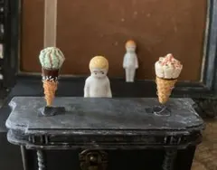 フランスフェーヴ 双子のオヤツ　ねぇ、どっちにする？アイスクリームのセット