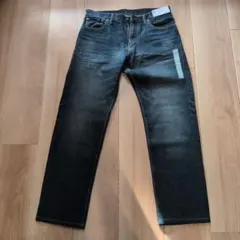 GU ストーレートジーンズ メンズ 32インチ ブルー