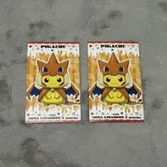 ポンチョを着たピカチュウ メガリザードンY