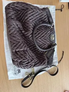 美品】COACH コーチ 2WAY ショルダー マディソン 茶 F18634 - メルカリ