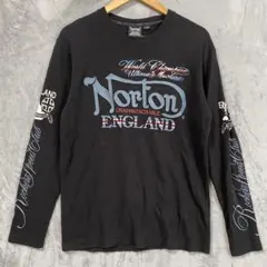 【L2455】Norton ロンT サイズL ブラック