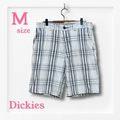 【美品】Dickies プラッド柄 ショートパンツ《M》メンズ カーゴパンツ