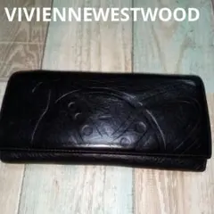 VIVIENNE WESTWOOD　ヴィヴィアンウエストウッド　長財布　黒　本革
