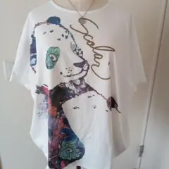 ScoLarパンダ グラフィック オーバーサイズTシャツのサムネイル