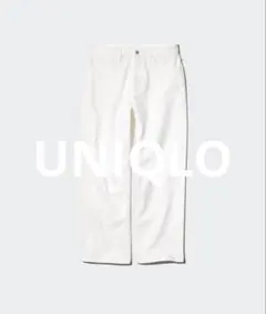 UNIQLO ワイドストレートジーンズ/ストレッチ