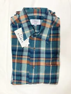 ★最終値下★【新品未使用】〈SIMPLE LIFE〉長袖シャツ チェック