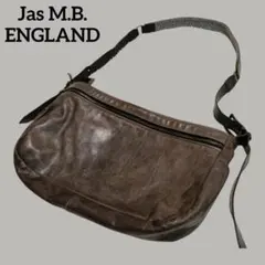 Jas M.B. レザーショルダーバッグ 英国製 本革 グランジ Y2Kのサムネイル