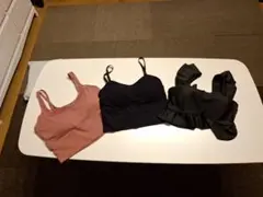 バッククロス ヨガトップス 3枚セット ジムランニング トレーニングウェア