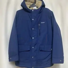 patagonia フード付きボアジャケット ネイビー