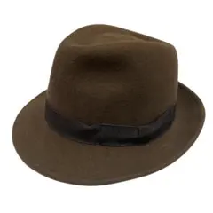 dunhill ブラウンフェルトハット - メルカリ