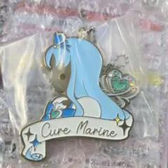 プリキュア一番くじ F賞 シルエットメタルチャーム キュアマリン