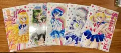 セーラームーン ファミリーマート　明治　コラボ　A5クリアファイル全5種セット