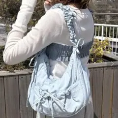 ギャザーショルダーバッグ