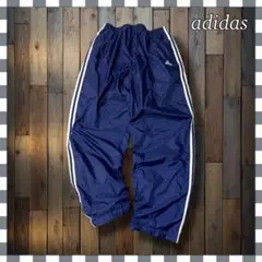 adidas アディダス 3ライン ナイロンオーバーパンツ XL