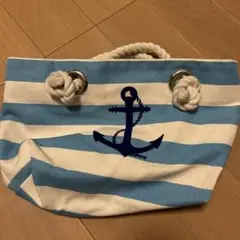 ストライプデザイン トートバッグ