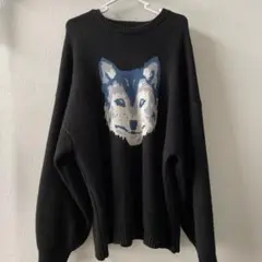 PUBLUX/パブリュクス ハスキーデザインジャガードニットのサムネイル