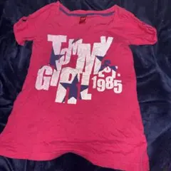 TOMMY HILFIGER　トミーガール　TシャツS y2k ピンク