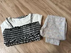 ロンTとレギンスパンツ120cm2点セット