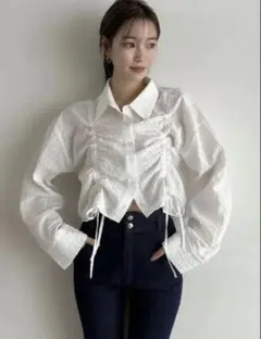 dazzlin コットンシャーリングシャツのサムネイル