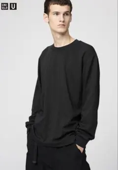 『UNIQLO』 ユニクロ (L) / メンズ エアリズム クルーネックTシャツ
