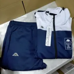 カッパ/KAPPA ジャージ上下 KPO-20042MK XL 白紺【ME94】