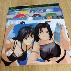 逮捕しちゃうぞ 他　ポストカード　水着あり　1999年アニメディア付録