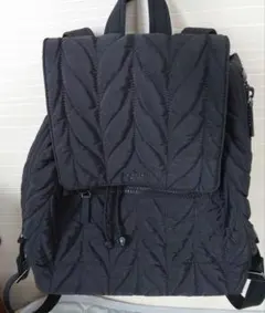 kate spade 　ブラック キルティングリュック