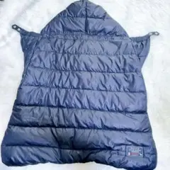 ネイビー 抱っこひも用カバー　ダウン　抱っこ紐　防寒