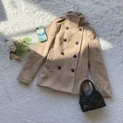 ショート丈 ピーコート