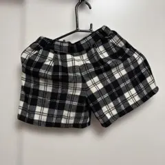 キッズ チェック柄 ハーフパンツ 130cm a.v.v