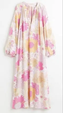 【週末値下げ】H&M 花柄ワイドワンピース XS