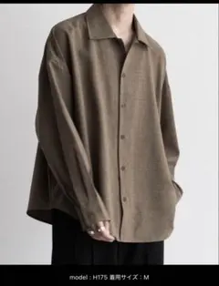 Casper John イミテーションウールヒュージシャツ Sサイズのサムネイル