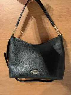 未使用品✨COACH ローレル ラージ 2WAY ショルダーバッグ 黒 レザー
