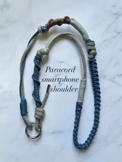 スマホショルダーストラップ　パラコード　スマホアクセサリー
