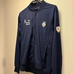 メンズ　BEAMS GOLF ジップアップジャケット ネイビー