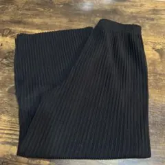 coca コカ　黒リブワイドパンツ　サイズ130のサムネイル