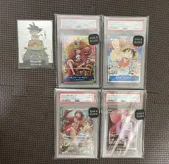 6連番 PSA10 マクドナルド プロモ ルフィ ナミ エース ワンピース