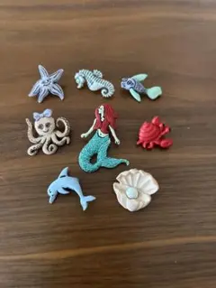 マーメイド＆海の生き物　飾りボタンセット