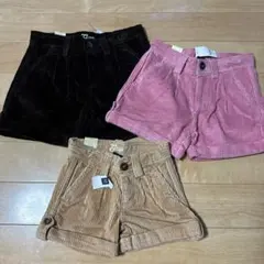 新品GAP kidsコーデュロイショートパンツ　ズボン160ブラウン　4200円