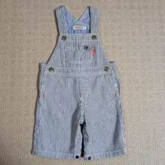 ミキハウス　オーバーオール　70～80　ヒッコリー