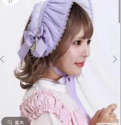 Angelic Pretty♡dolce フリルカチューシャ ラベンダー - メルカリ