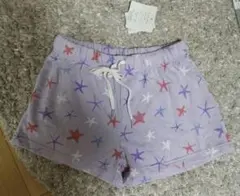 紫色の星柄ハーフパンツ Lサイズ