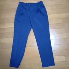 ALPHA CUBIC ネイビー カジュアルパンツ