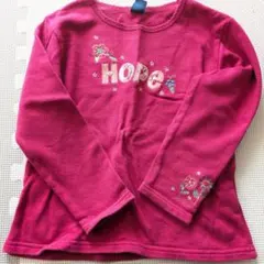 【古着】女児130cm 長袖Ｔシャツ ２枚セット ロンT 秋冬