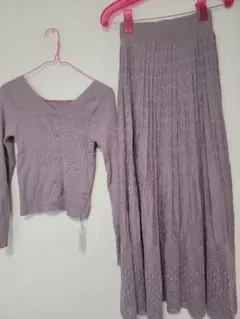 グレイル　GRL 薄手ニット上下セット