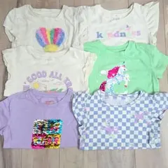 女の子 子供用Tシャツセット 110cm