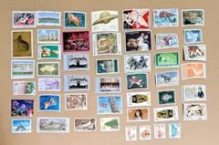 複数国　外国　切手　バラ計47点　【未使用】