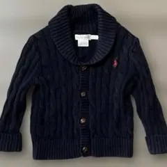 Ralph Lauren ネイビー カーディガン 12M 80