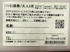 パルコール嬬恋 リフト引換券 1日券 大人 - メルカリ