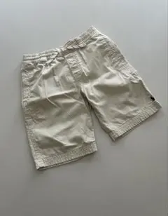 POLORalphLaurenハーフパンツウエストゴム付 ホワイト130【美品】